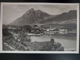 Originale Ansichtskarte Sarnen mit Stanserhorn, Top!