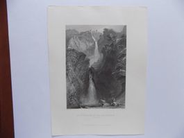 Reichenbachfall Stahlstich