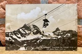 1956 BRAUNWALD Sesselbahn mit Ortsstock & Hoher Turm
