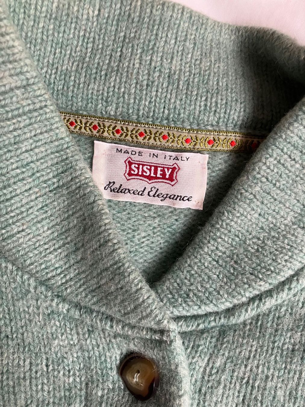 Sisley Jacken: Sisley Strickjacke Mint mit Muster – Gebraucht aus Lenzburg von ann_8hmk 2