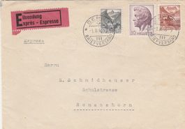 Eilsendung-Mischfrankatur 1946