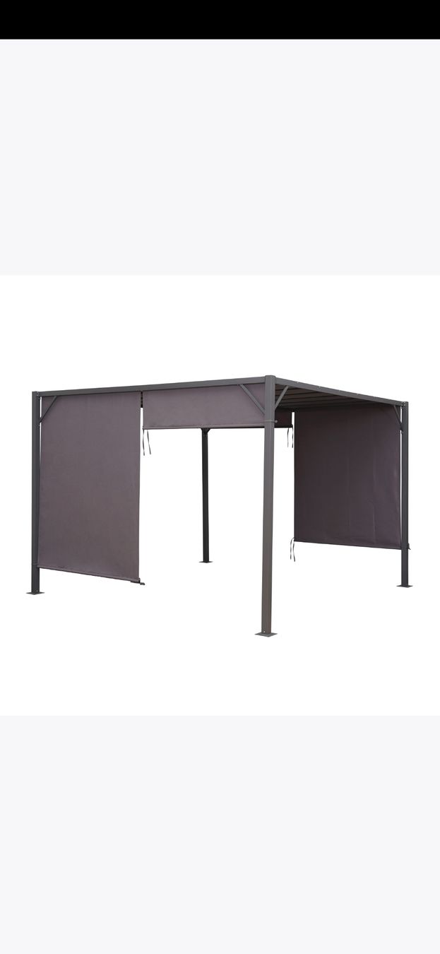 Tende & Padiglioni: Pergola Überdachung mit Seitenwänden Anthrazit – Usato da Toffen venduto da ver_x68f