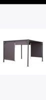 Pergola Überdachung mit Seitenwänden Anthrazit