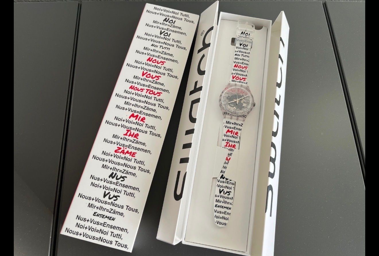 Swatch Orologi: Swatch Aktionärsuhr 2026 – Nuovo e nell'imballaggio originale da Würenlos venduto da Hawkeye7