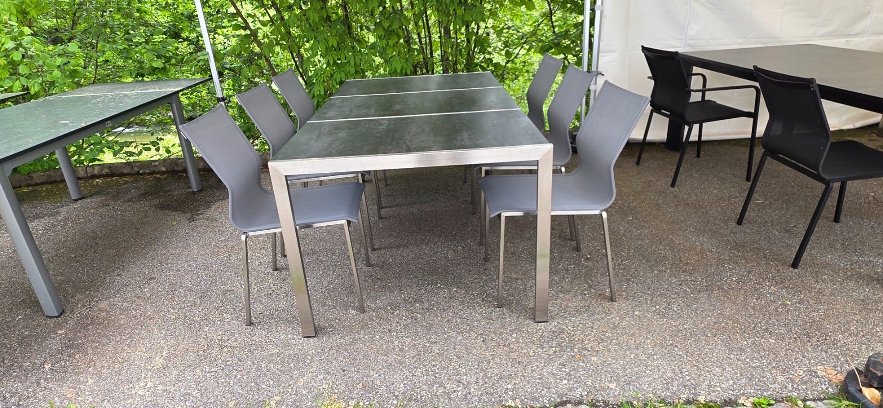Tavoli: Gartentisch mit 3-teillig Keramikplatte – Nuovo e nell'imballaggio originale da Lützelflüh-Goldb venduto da Rampenverkauf_72_ 8