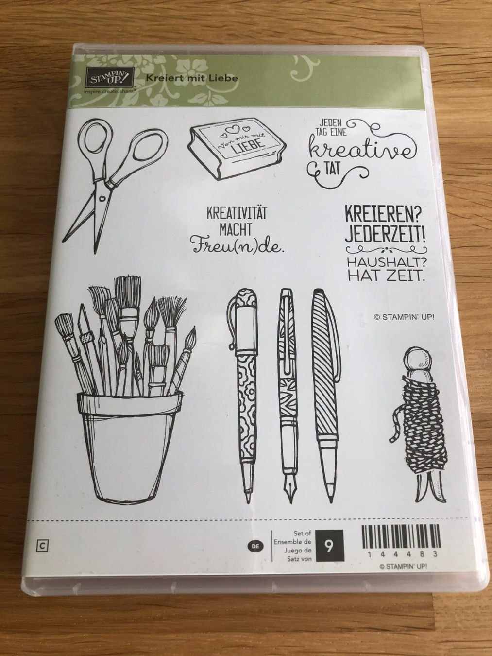 Stampin' up! Stempel: Kreiert mit Liebe - Stampin Up - A – Gebraucht aus Neukirch (Egnach) von muolen