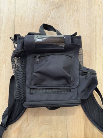 Für Sauerstoffgerät - o2totes Rucksack leicht schwarz