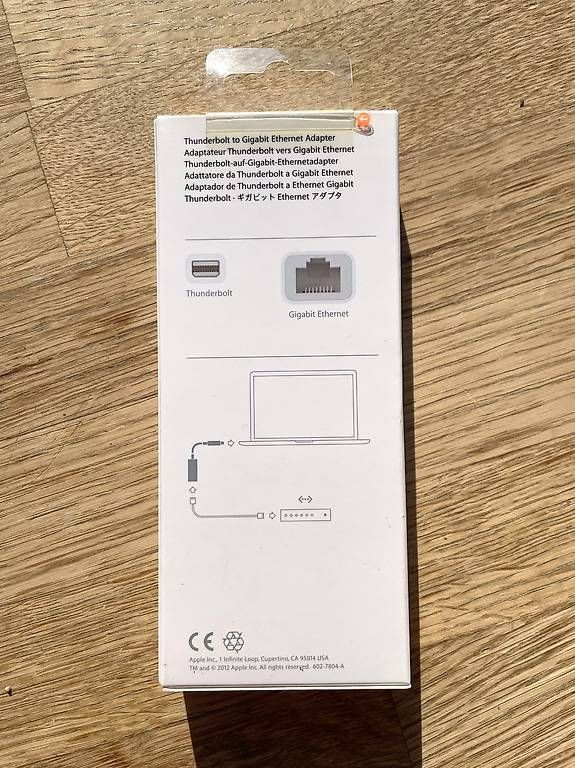 Apple Laufwerke & Adapter: apple thunderbolt ethernet adapter – Neu und originalverpackt aus Binningen von zebaoth7 1