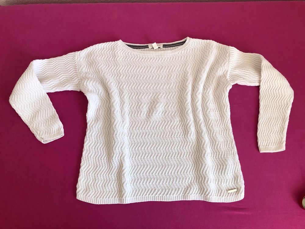 Esprit Pulls & Sweat-shirts: ESPRIT PULLOVER, GR. S, STRICK, WEISS, OVERSIZED, HERBST – D'occasion à Zürich par rolo66 5