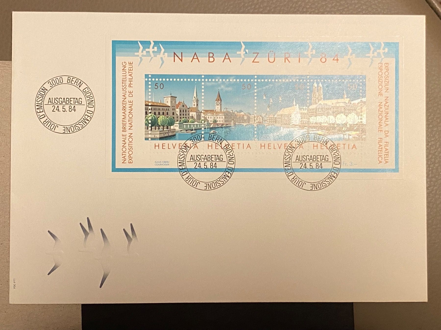 Alle Briefmarken: W64, FDC – Gebraucht aus Aarau von hilde47