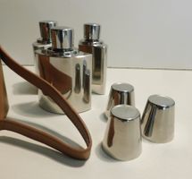 Flachmann Set Edelstahl 3 in 1 Reiseset