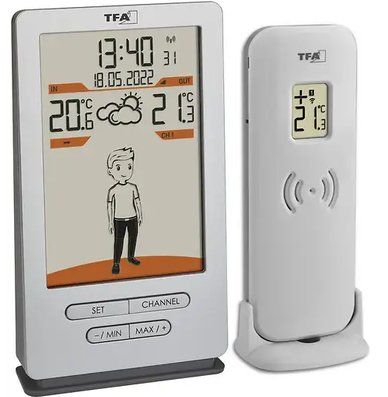 Sonstiges für Haushalt & Wohnen: TFA Dostmann Wetterstation Weather Jack Silber – Neu und originalverpackt aus Kägiswil von nick333