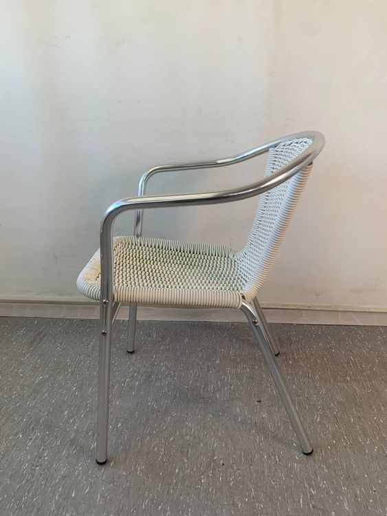 Meer AG Gartenstühle Alu 4 Stk weiss L 5087 Kaufen auf Ricardo