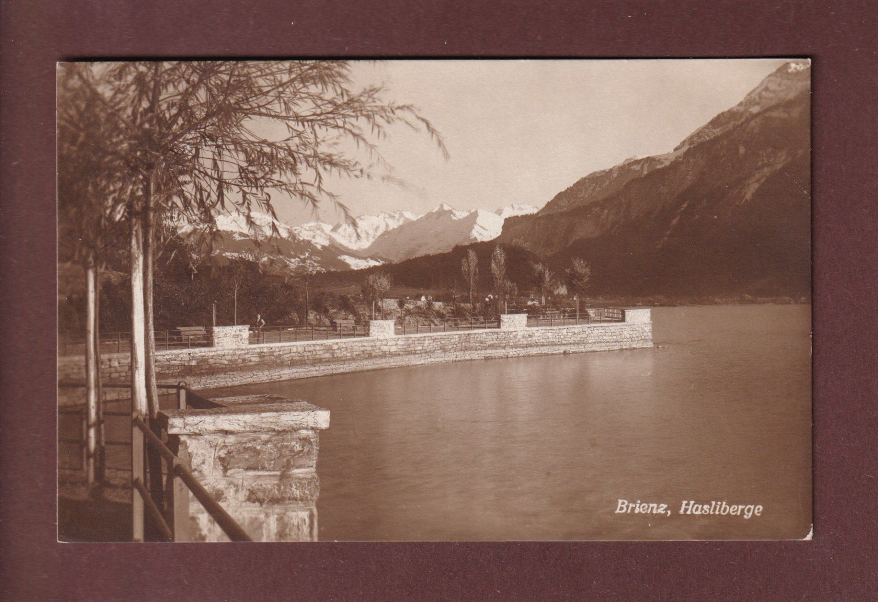 Cartoline postali: BRIENZ - Hasliberge - 1921 – Usato da Pully venduto da nicecards