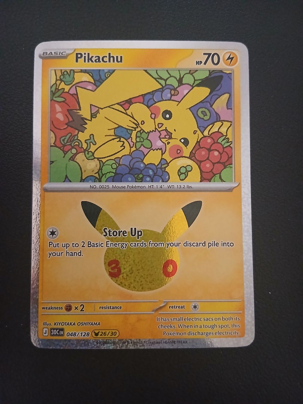 Pokémon Carte collezionabili: Pikachu Pokémon 30th Celebration Englisch – Nuovo (secondo la descrizione) da Regensdorf venduto da Baba_Basar