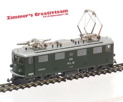 BEMO 1250/6, RhB, Ge 4/4 I, grün, 606, Kesch, H0m, OVP