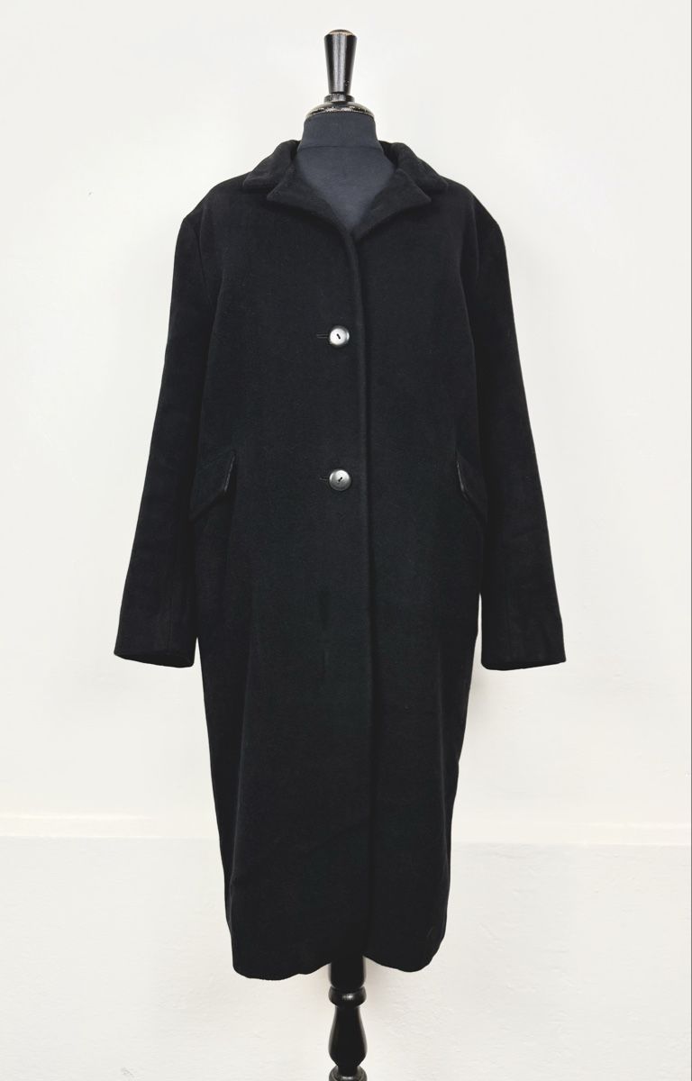 Jil Sander Cappotti: Jil Sander Wollmantel, Grösse 36, Schwarz – Usato da Basel venduto da A-Z-B