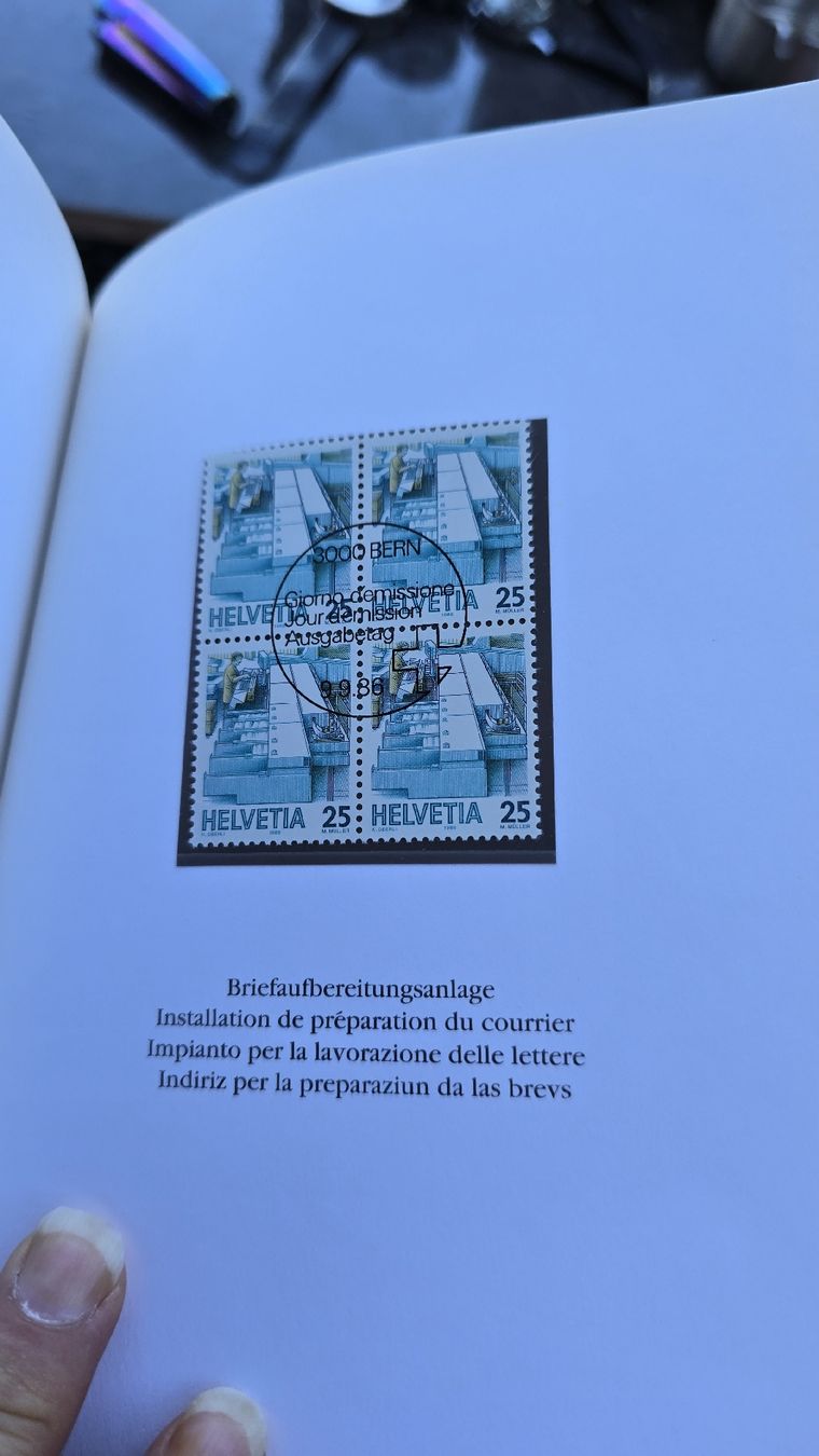 Swiss Plaketten & Abzeichen: Briefmarkensammlung – Gebraucht aus Pieterlen von sal_fd6z 7