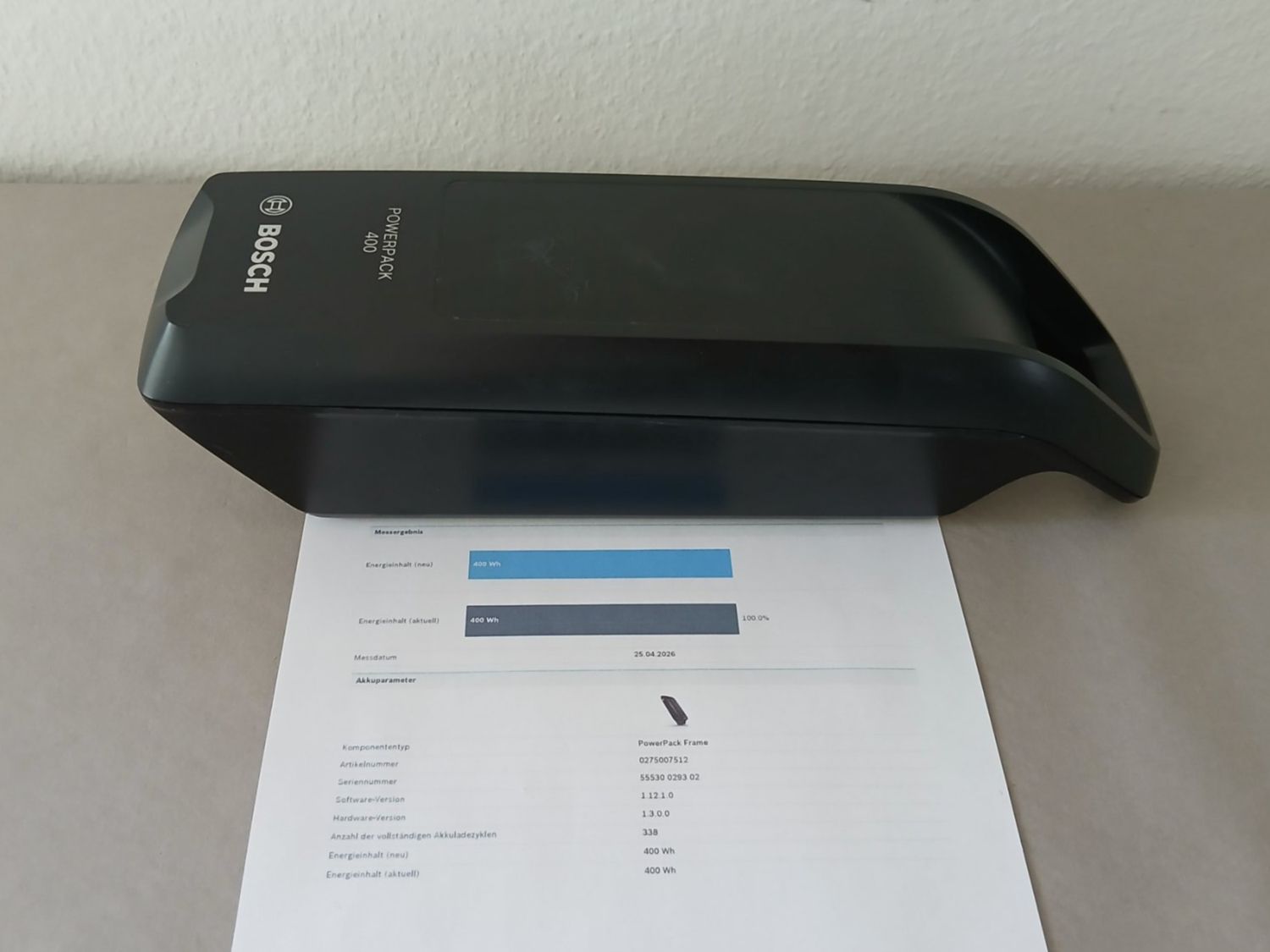 Bosch Batterie: Bosch Powerpack 400 mit 400Wh 100% / inklusive Messbericht – Usato da Winterthur venduto da .-thx-. 3