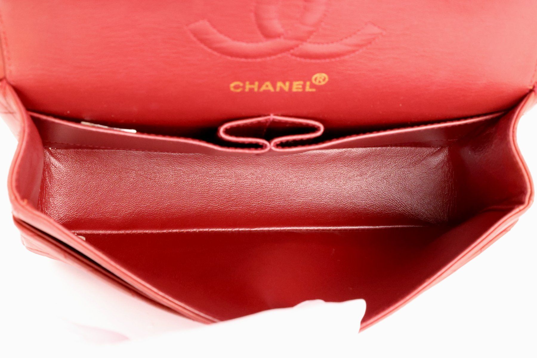 Chanel Borse da donna: Rot Chanel Classic Double Flap Handtasche aus Lammleder – Usato da Varen venduto da des_9lqh 6