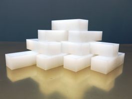 6 Stk. PVDF 39x30x118mm Vollmaterial Sie