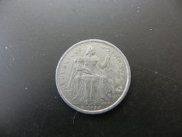 Französisch Polynesien 2 Francs 1977