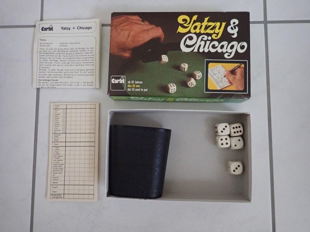 Carlit Giochi: Yatzy & Chicago von Carlit – Usato da Galgenen venduto da Marc98 1