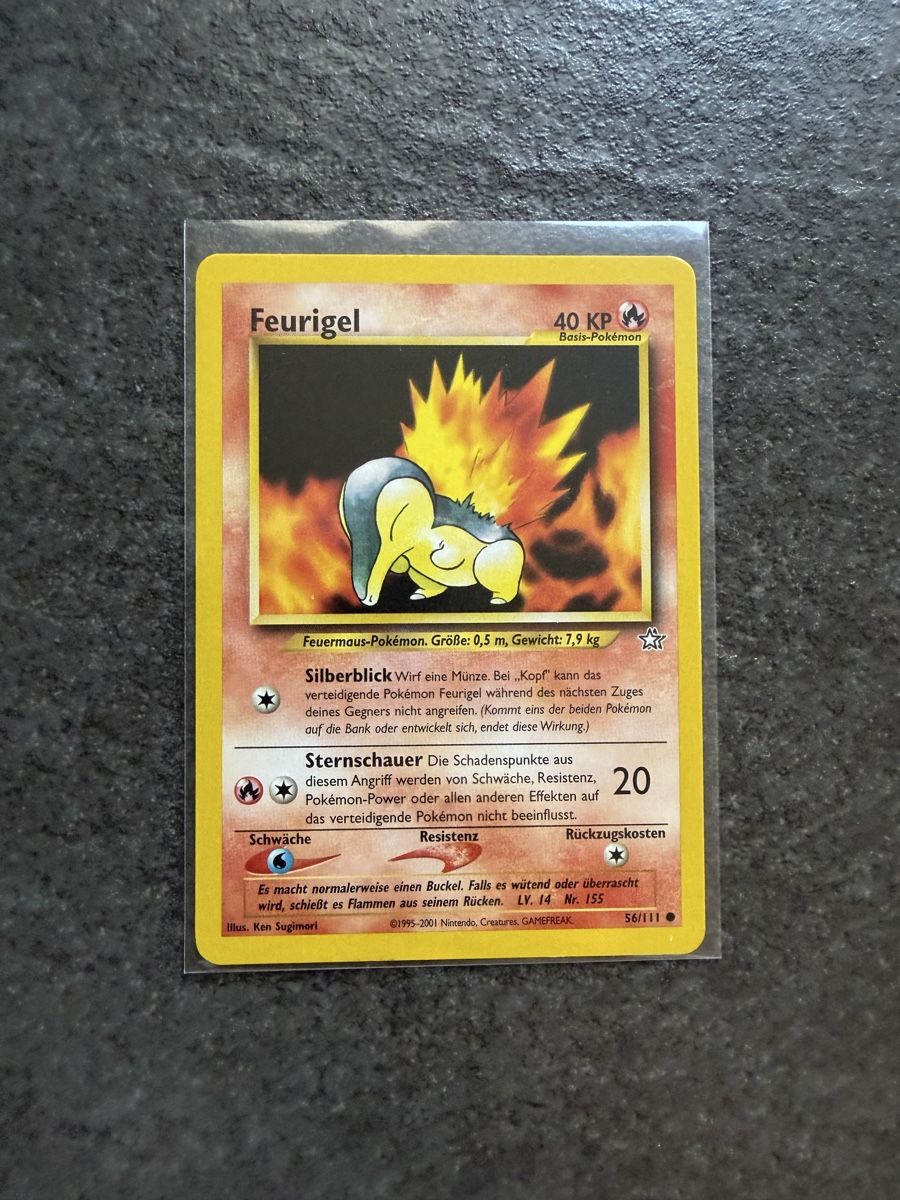 Pokémon Carte collezionabili: Pokemon Karte Feurigel Neo Genesis Deutsch – Usato da Zürich venduto da cENS0R