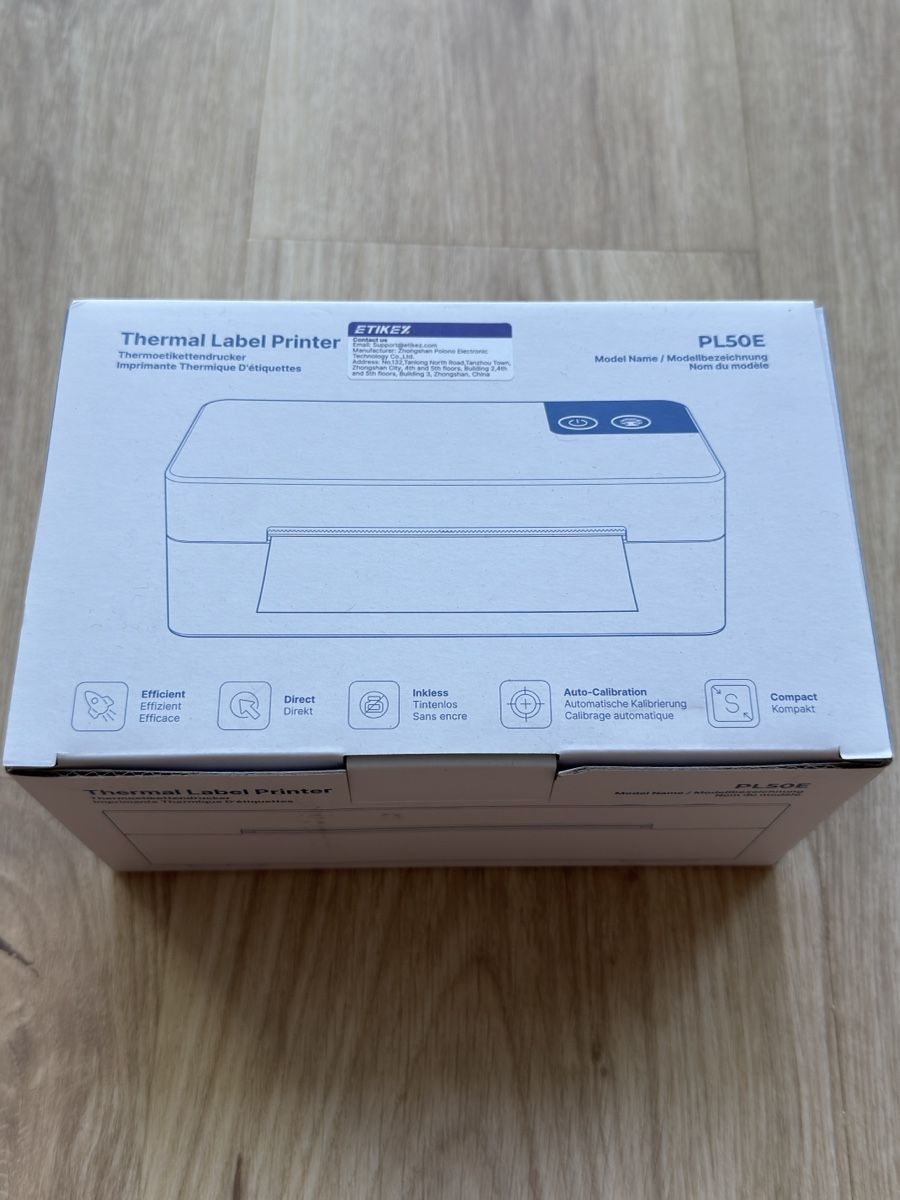 Drucker: ETIKEZ PL50E Bluetooth Thermal Label Printer 4x6 – Neu und originalverpackt aus Baden von Pligi 3
