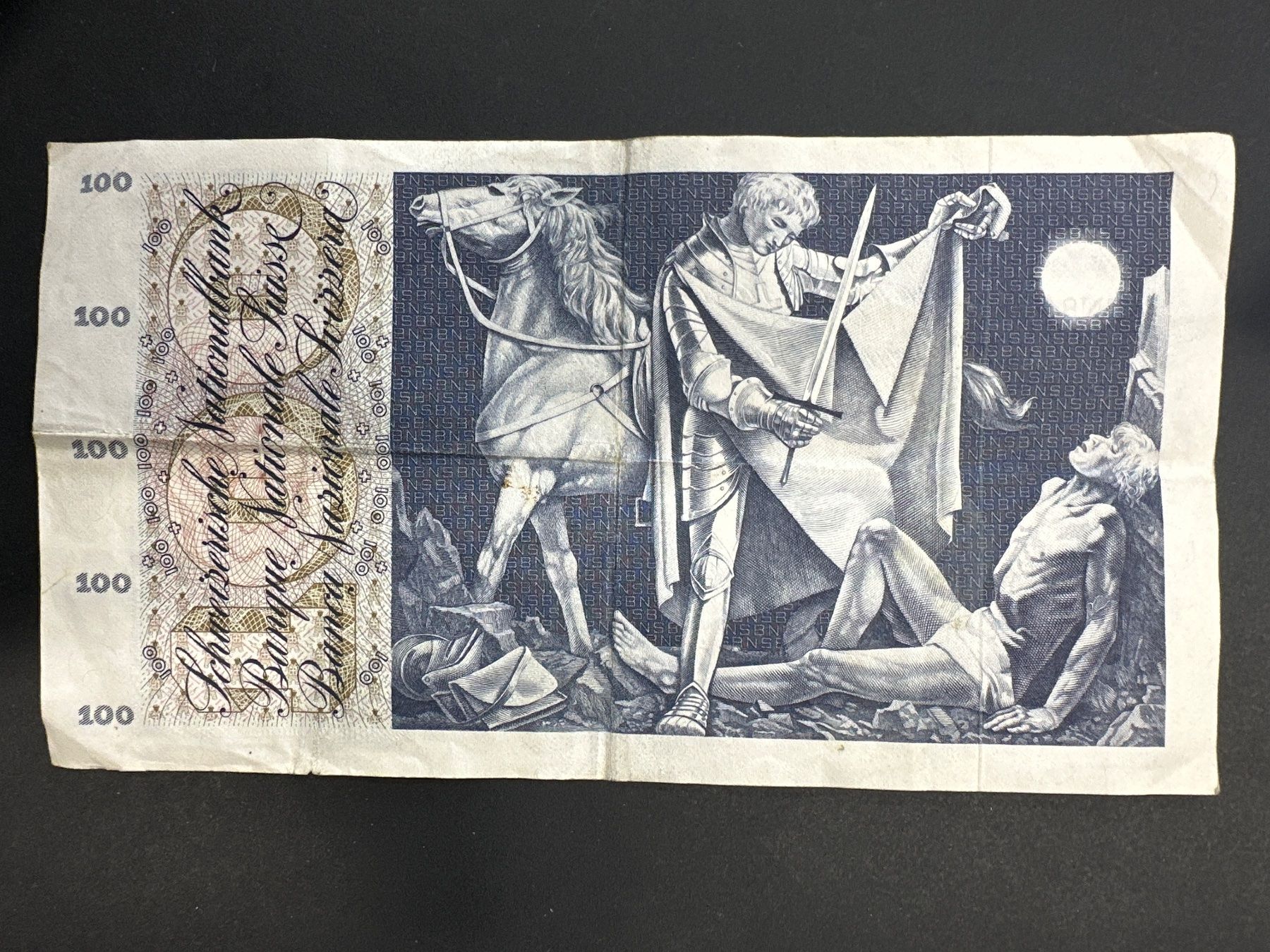 Billets de banque: 100 Fr.-Note Schweiz 1972 – D'occasion à Herisau par herau 1