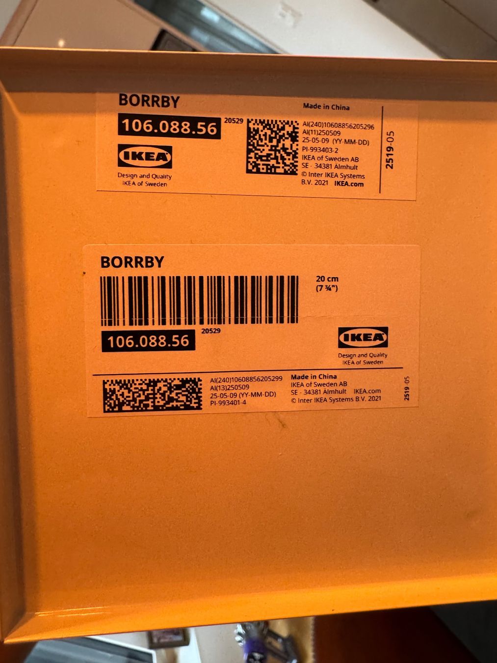 Ikea Lanterne: IKEA BORRBY Lantern White (20 cm) – Nuovo e nell'imballaggio originale da Zürich venduto da Keller110 2