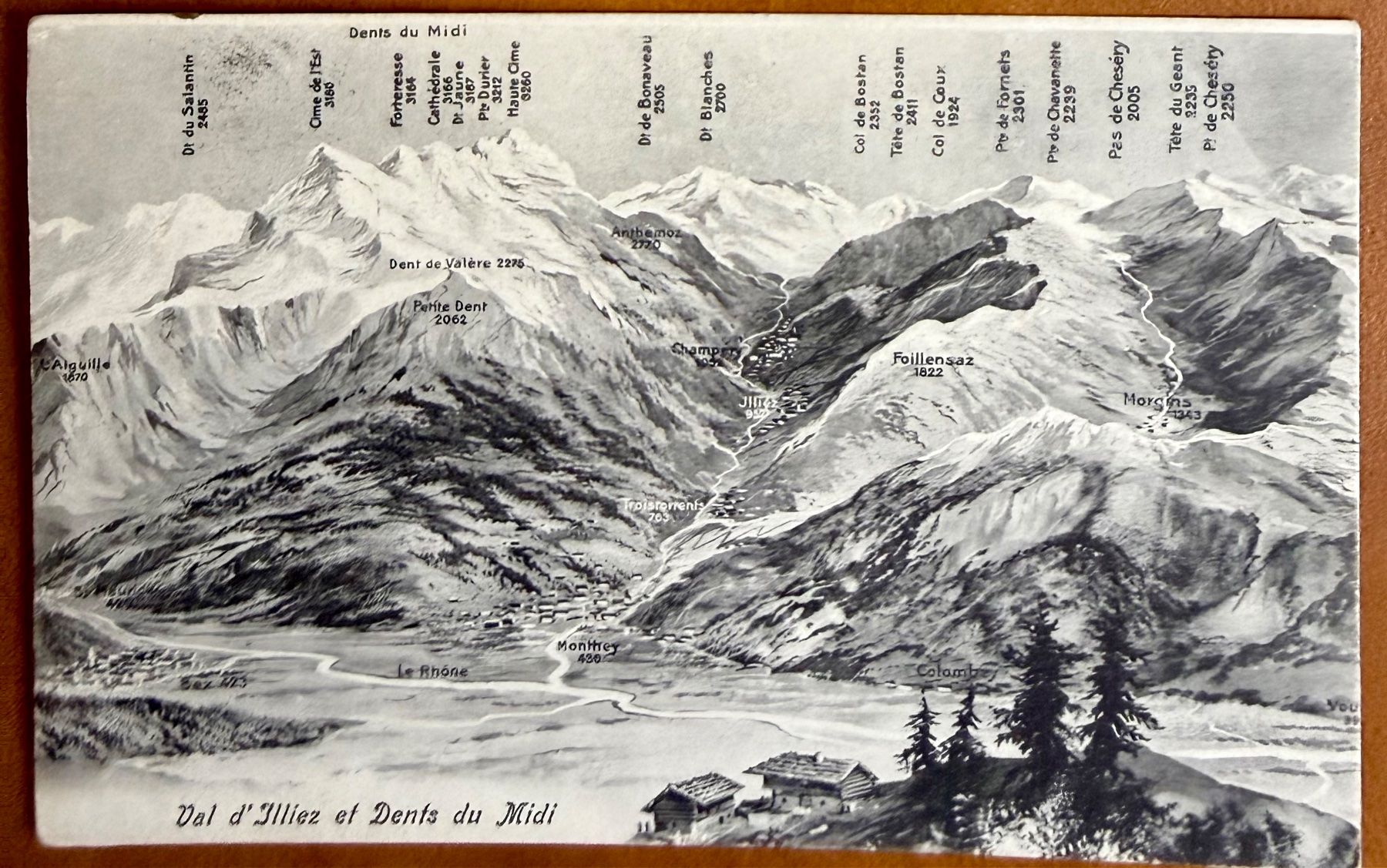 Cartoline postali: Val d'Illiez - MAP 1907 – Usato da Lutry venduto da Ediego