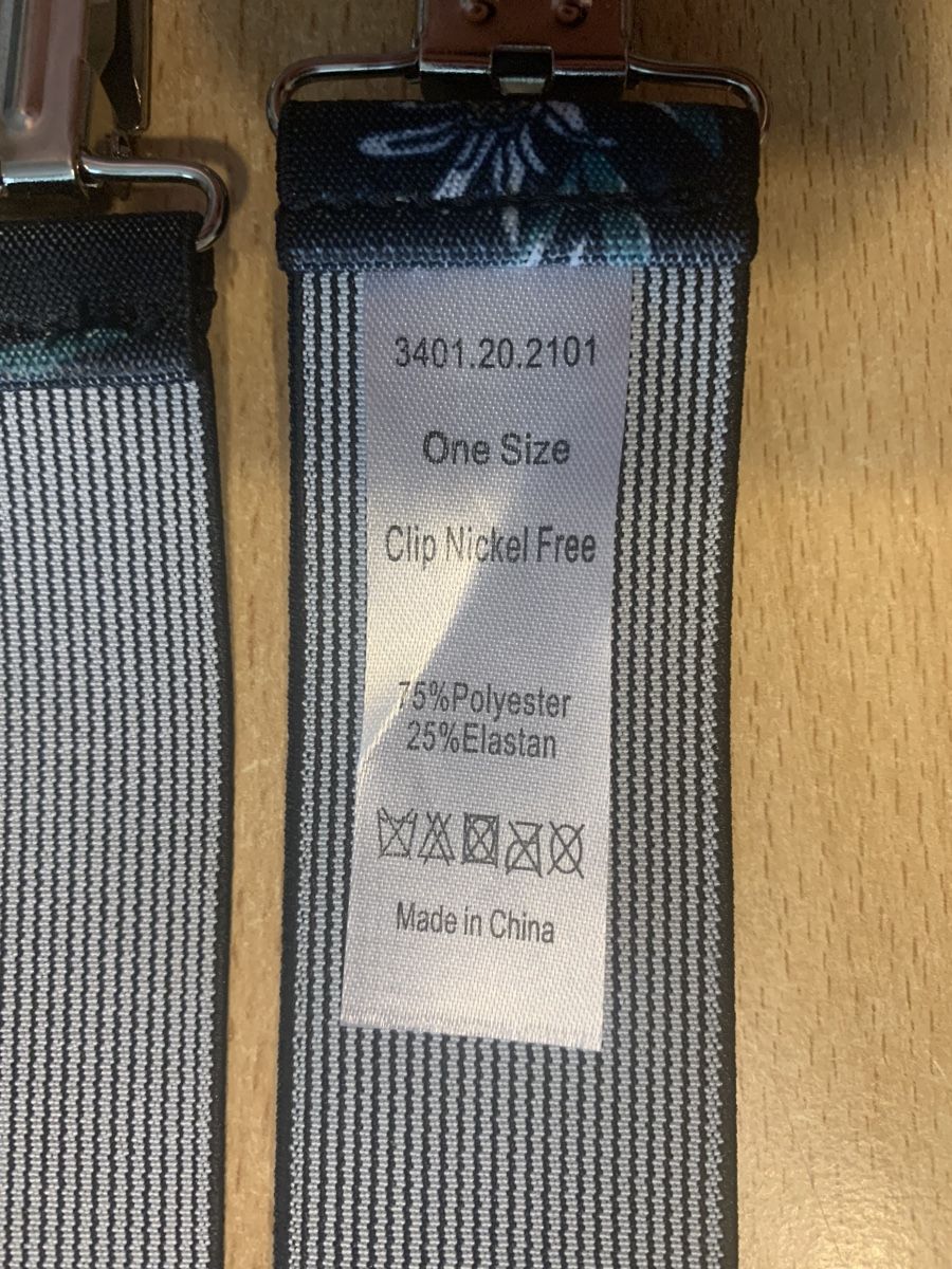 Altro in  Abbigliamento & Accessori: Hosenträger mit Edelweiss-Muster, One Size, NEU – Nuovo (secondo la descrizione) da Flums venduto da finn1975 2