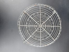Untersetzer Gitter Topfschutz Draht, verzinkt Shabby Chic