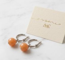 Design Creolen mit Karneolachat - A&C neu