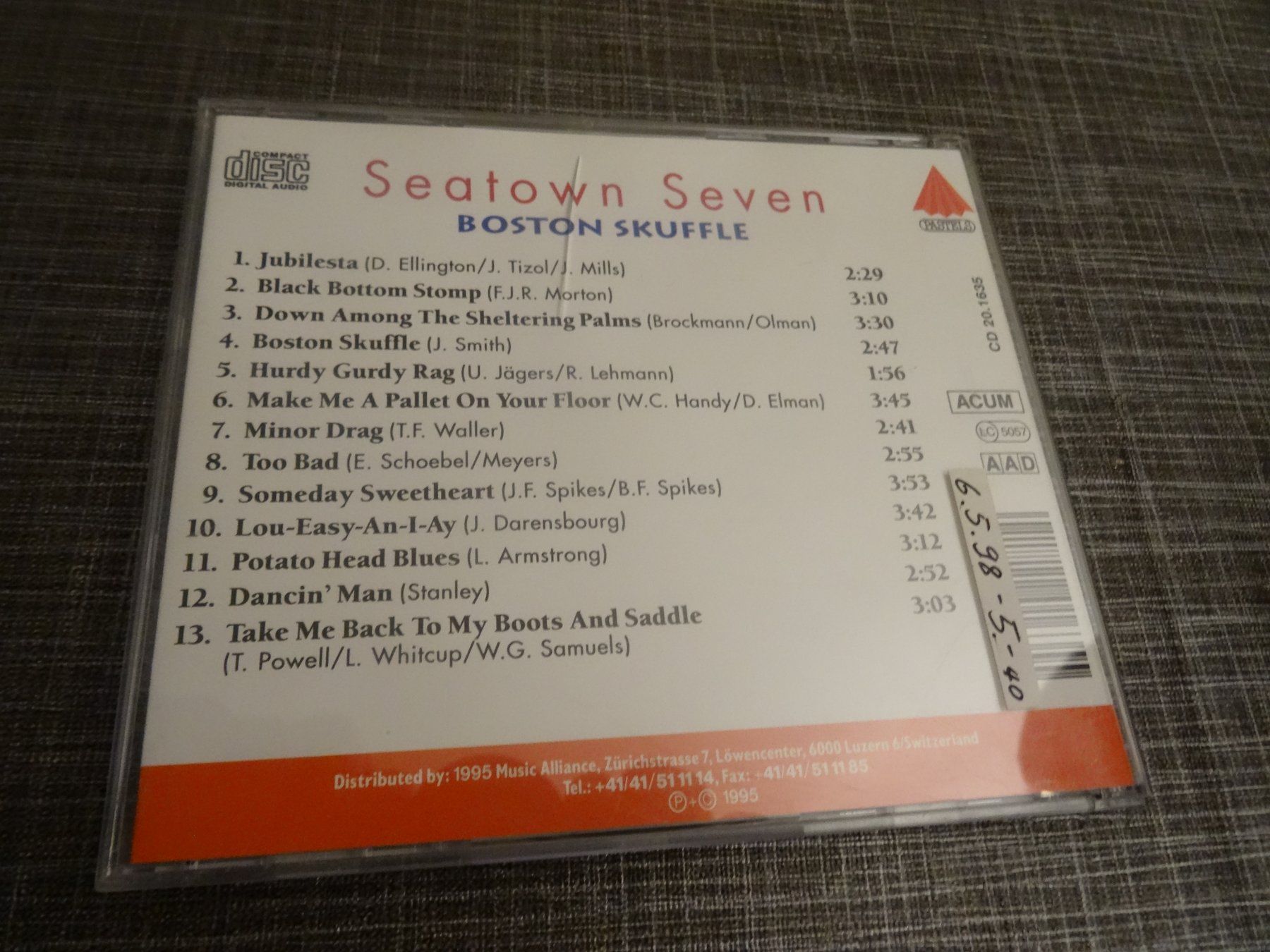 CD: Seatown Seven - Boston Skuffle CD – Usato da Olten venduto da Disc-Ausverkauf 1