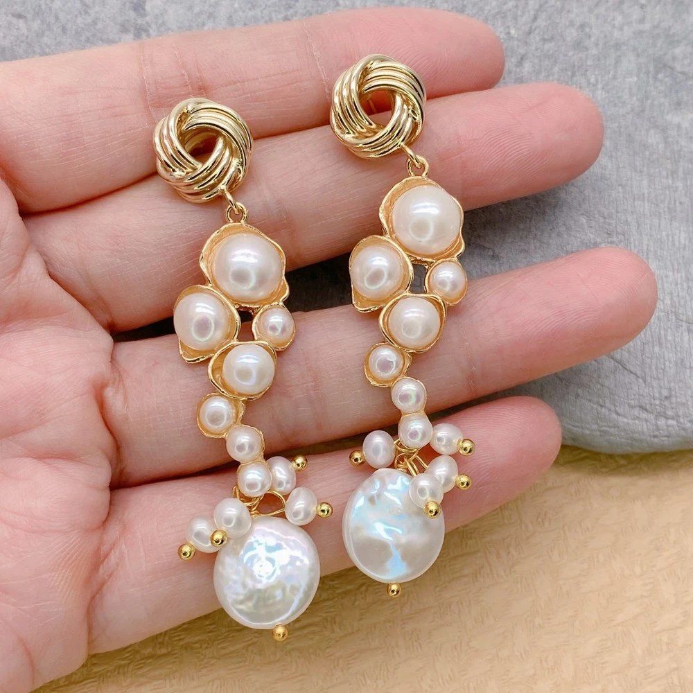 Orecchini pendenti & Orecchini a lobo: Lua Blume Perle Ohrhänger Perlen Boucles Fleur Chandelier – Nuovo (secondo la descrizione) da Prilly venduto da ilyria73