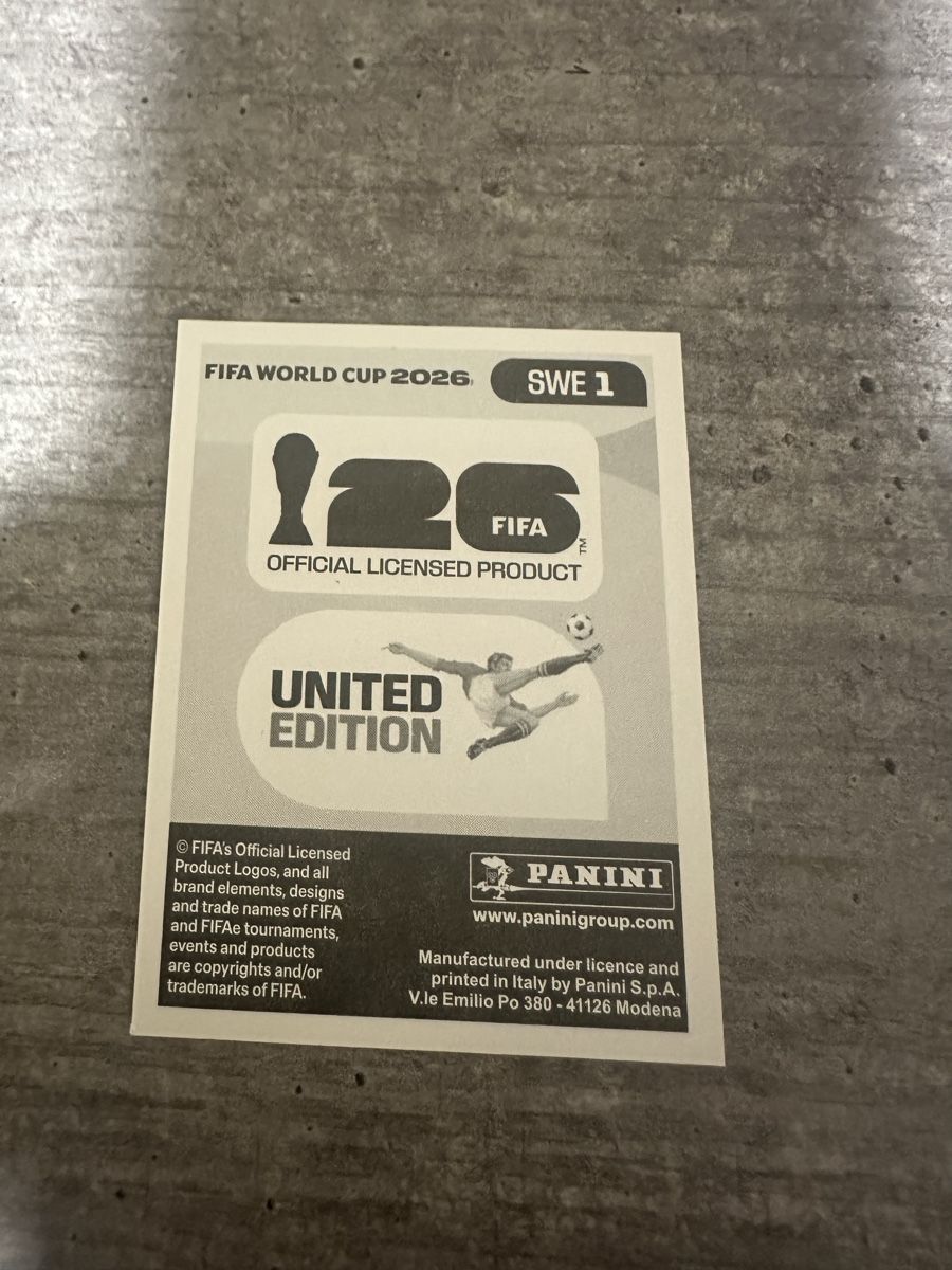 Panini Carte collezionabili: SWE 1 , FIFA WORLD CUP 2026 PANINI  – Nuovo (secondo la descrizione) da Frauenfeld venduto da 1PegPeg1 1