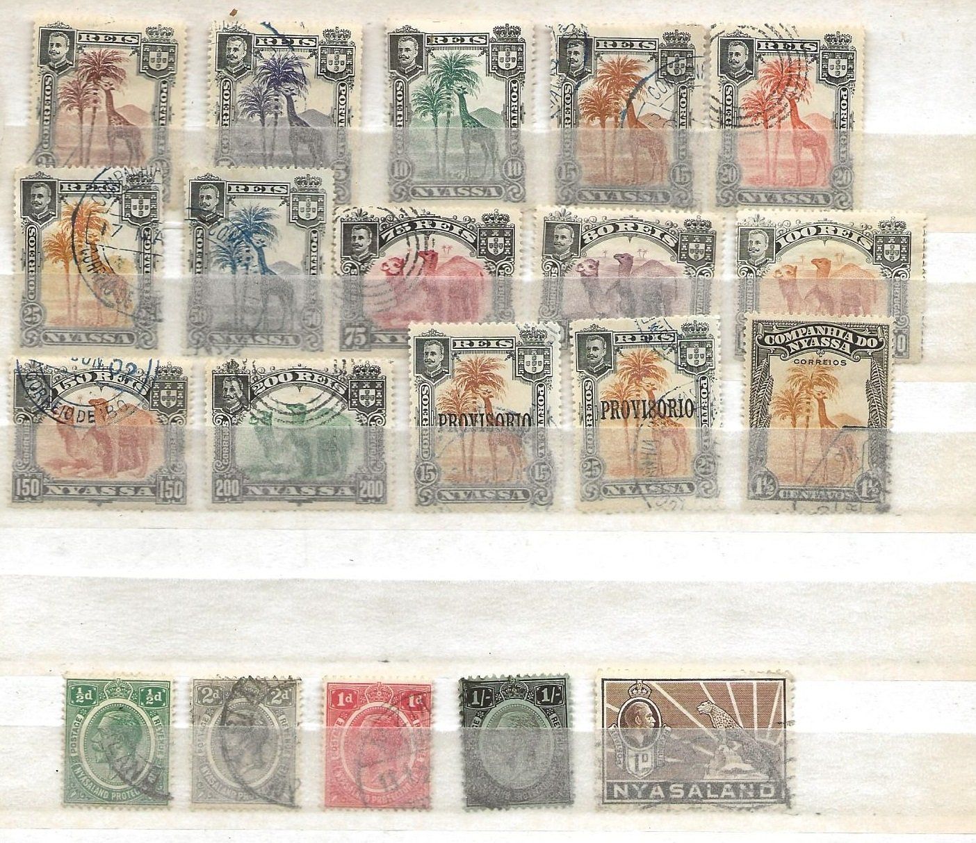 Tutti i francobolli: Nyassa 1901 .. Nyassaland – Usato da Sion venduto da PierreP01