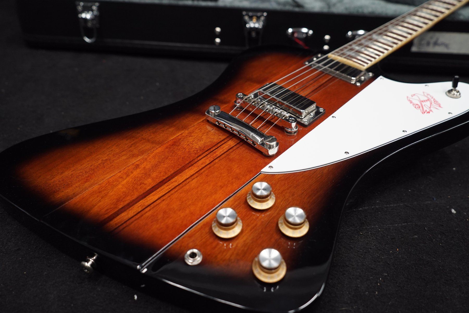 Epiphone Musikinstrumente: Epiphone „Inspired by Gibson“ Firebird. mit Koffer – Gebraucht aus Ortschwaben von Musictrade 2