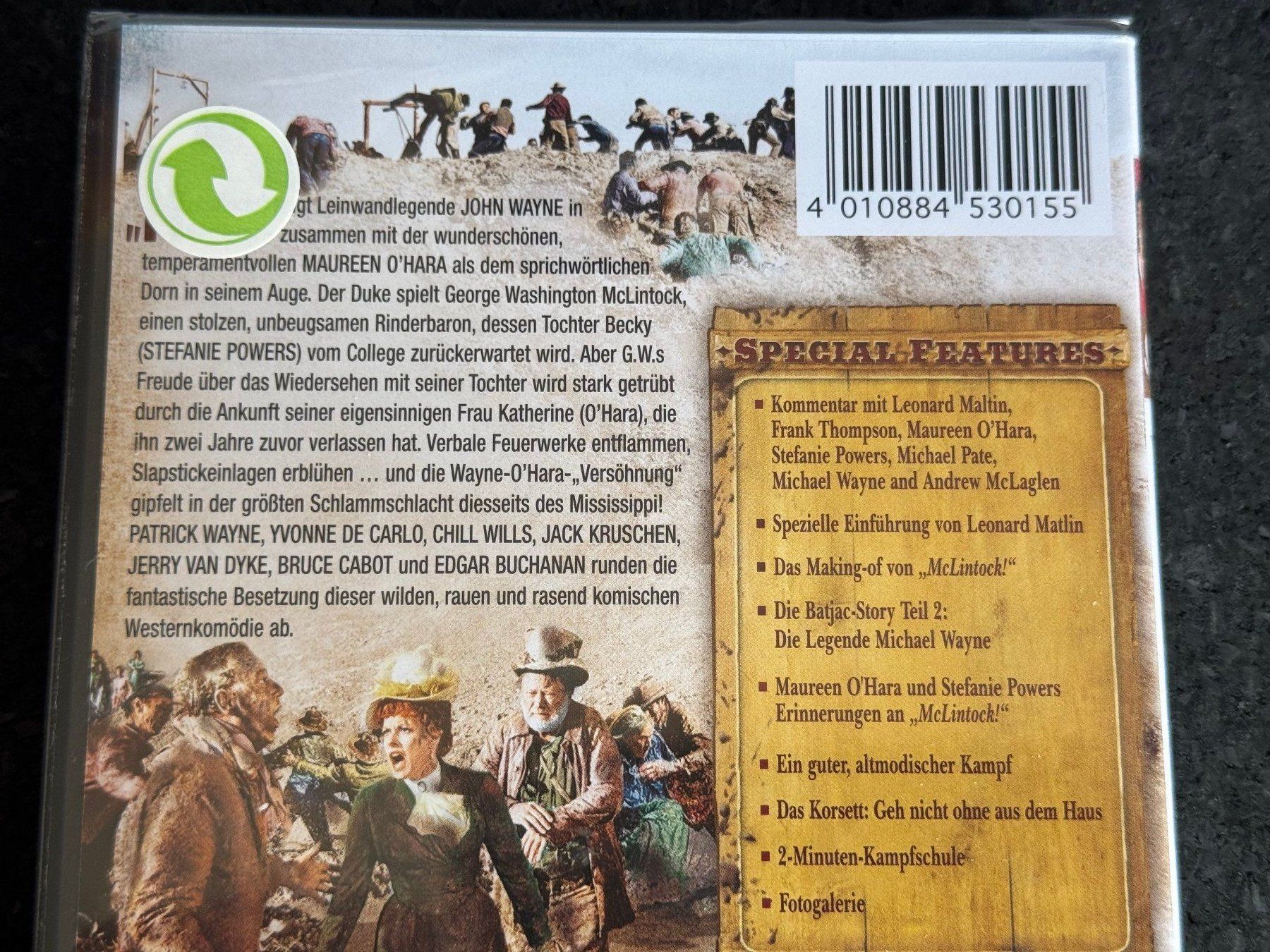 Tutti i DVDs: John Wayne Collection McLintock! Western DVD DE/EN/IT – Nuovo (secondo la descrizione) da Fribourg venduto da tschjoly 2