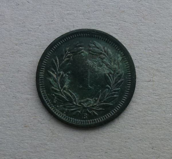 Alle Münzen: ++ 1 Rappen 1878 – Gebraucht aus Walkringen von Casablanca777 1