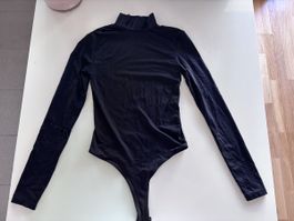 Bershka black turtleneck bodysuit size XS new condition