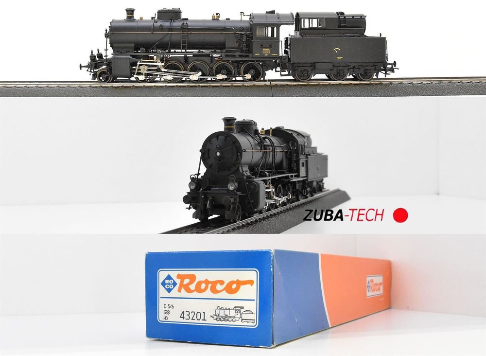 Roco H0 43201 - Locomotive à Vapeur C5/6 SBB D'occasion (sans Boîte)