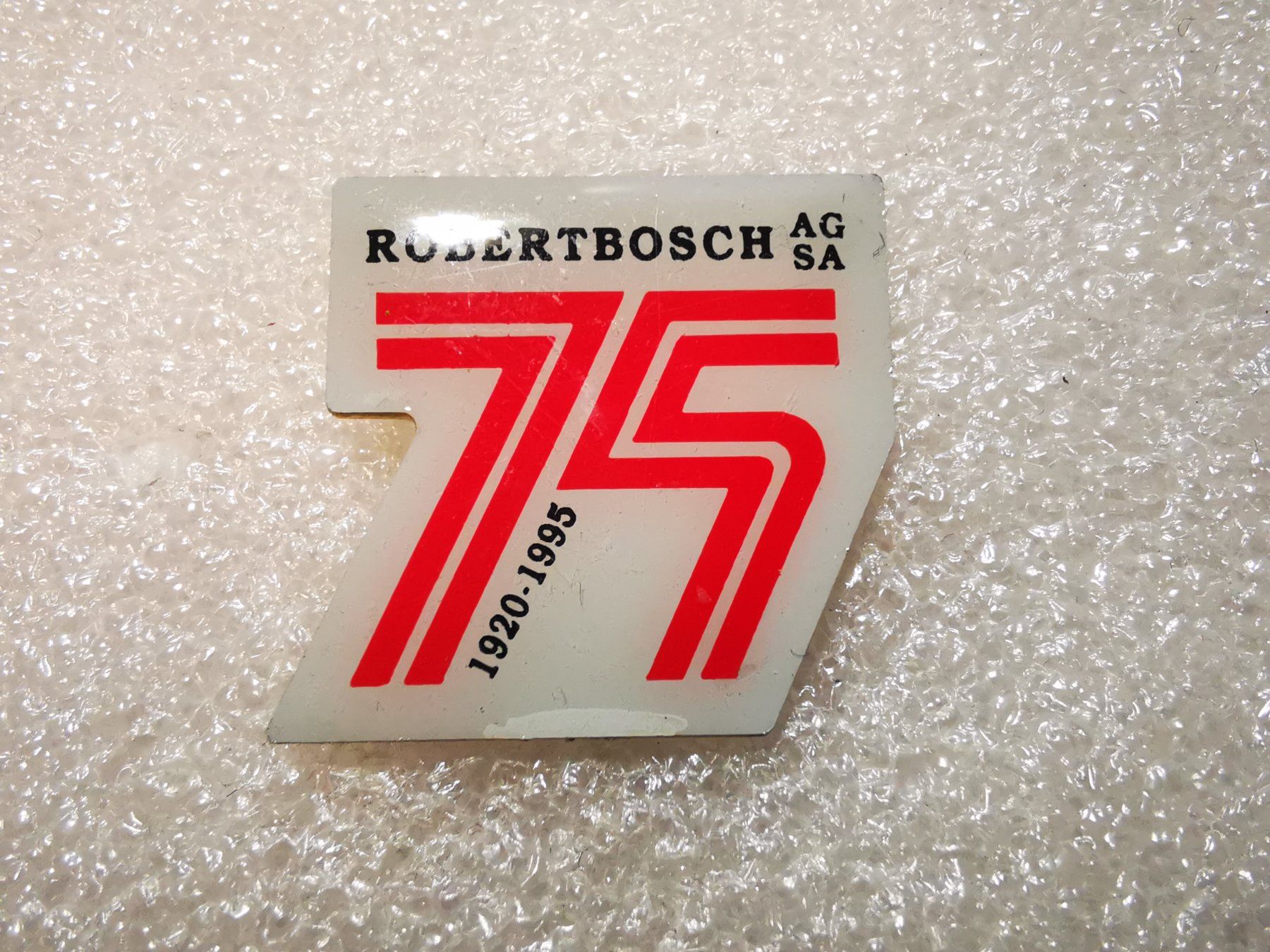 Placchette & Badge: Ansteckpin 72: 75 Jahre Robert Bosch – Usato da Oppligen venduto da Pin-Fall-Shop