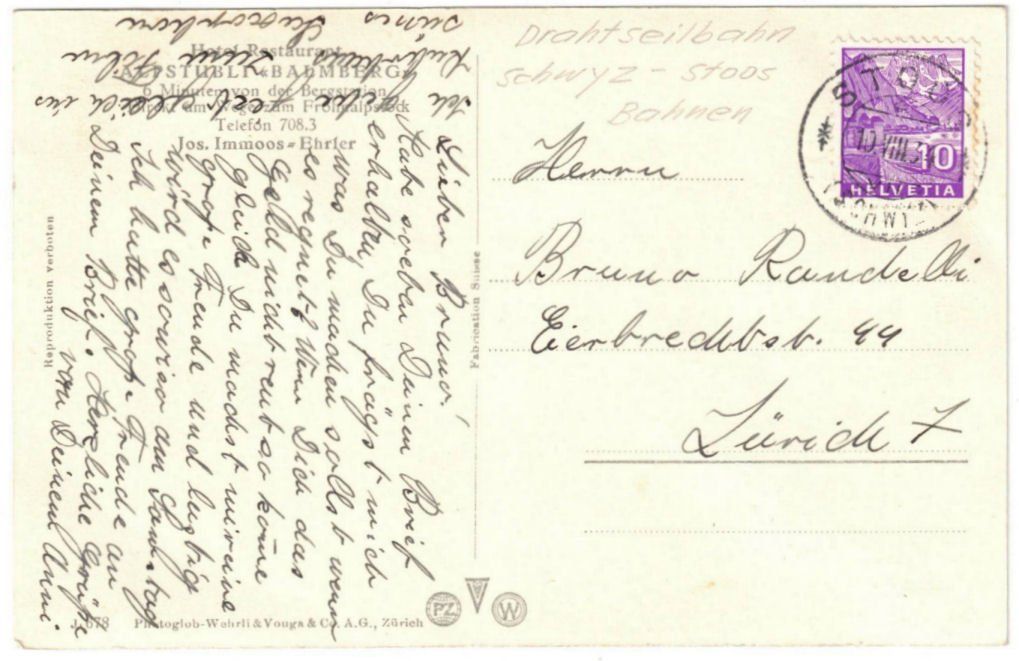 Cartes postales: Stoos - Standseilbahn – D'occasion à Binningen par Mountainrider 1
