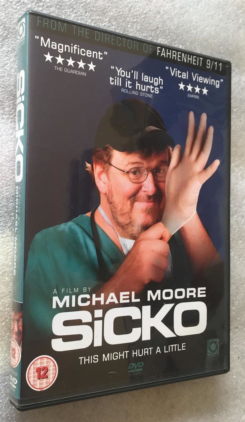 Tutti i DVDs: Michael Moore Documentary SICKO - DVD – Usato da Genève venduto da Cockattoo
