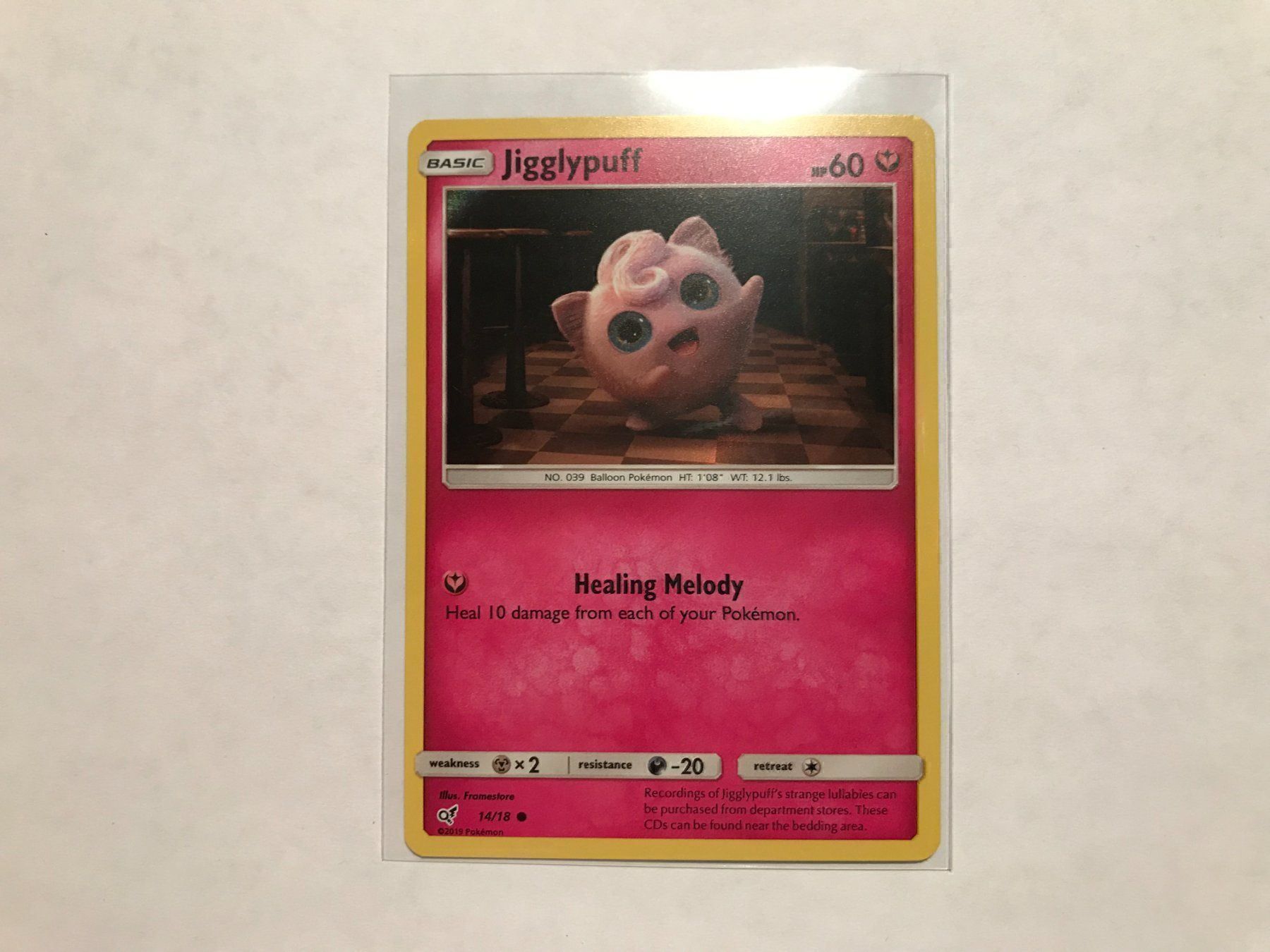 Pokémon Carte collezionabili: Jigglypuff holo Detective Pikachu – Nuovo (secondo la descrizione) da Hagendorn venduto da Pokecollectorch