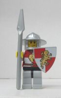 LEGO Kingdoms cas513 " Lion Knight Quarters, Helmet with....