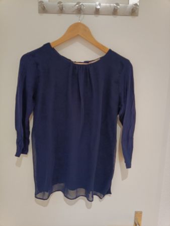 Bluse, dunkelblau, Gr. M, Top Zustand!